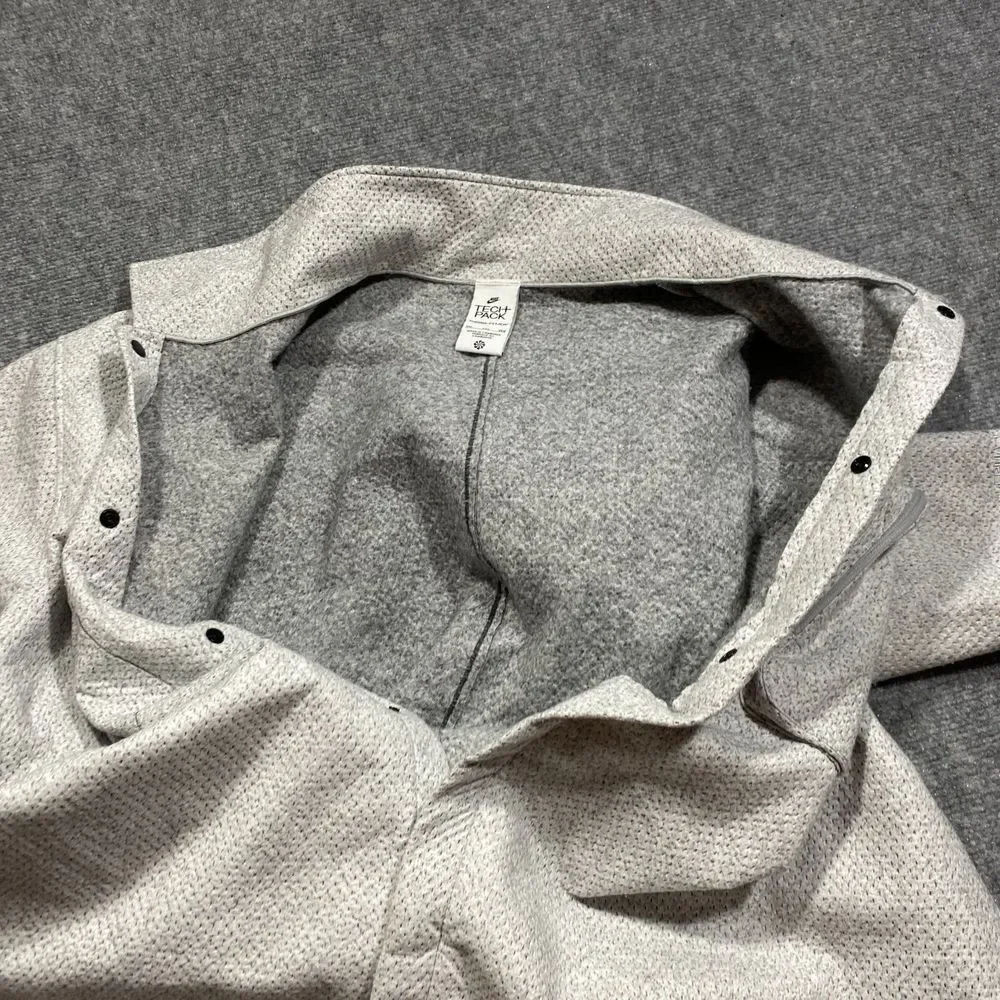 Nike Jacket Mens 2XL Gray Forward Workwear Tech Pack Therma Fit Adv Overshirt - Picture 8 of 10